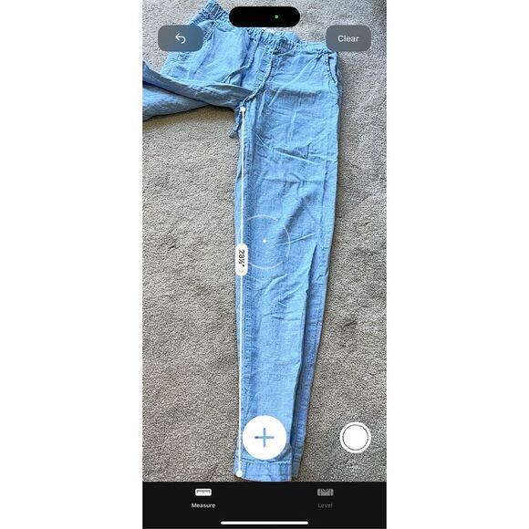 NWOT ONIA linen blend drawstring women’s pant, Small $178 D7 - Picture 6 of 7